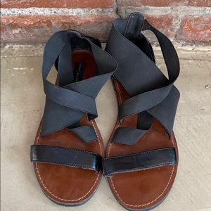 Steven women’s black strappy sandal